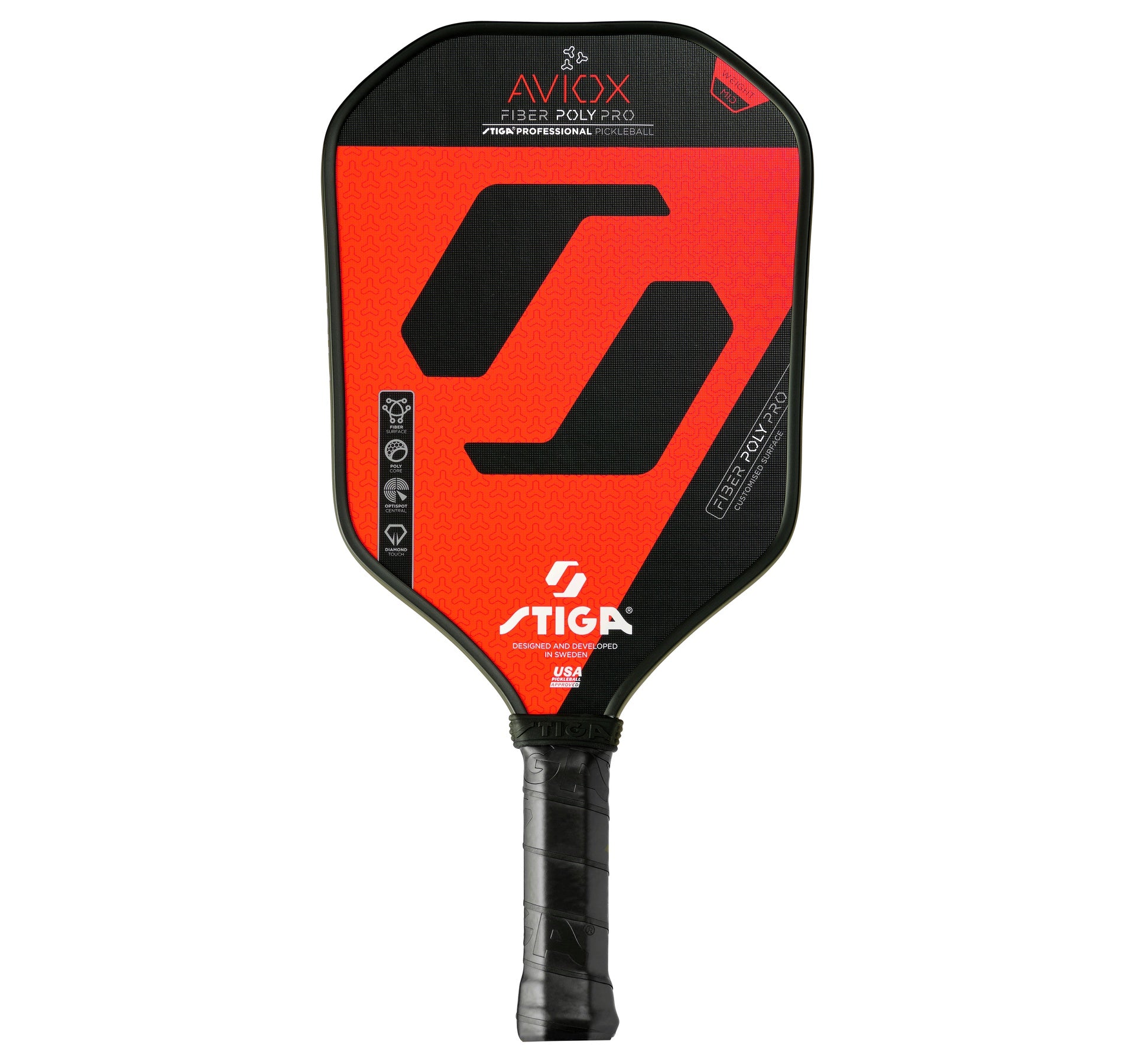Stiga Aviox Pro Red Pickleball Paddle