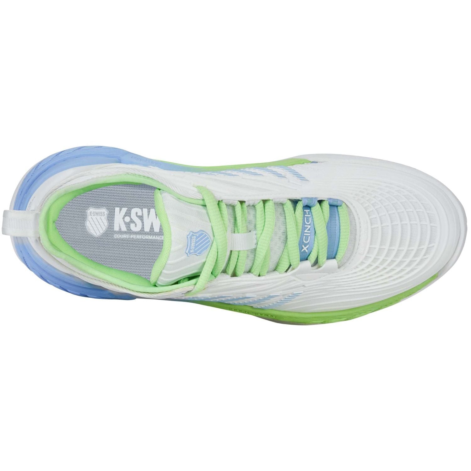 K-Swiss Hypercourt Supreme 2 HB Sneakers | White/Green/Blue