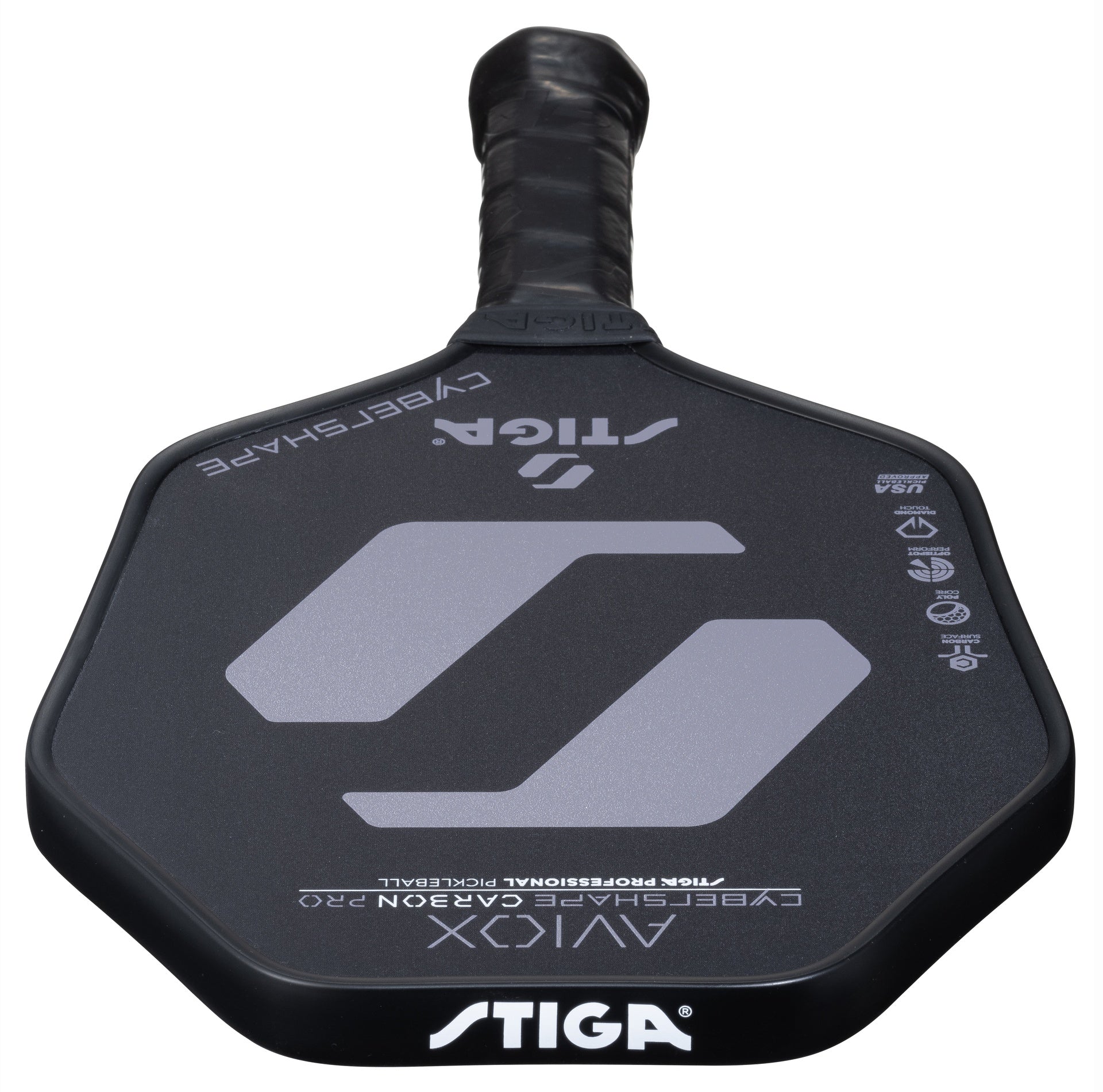 Stiga Aviox Cybershape Carbon Pickleball Racket