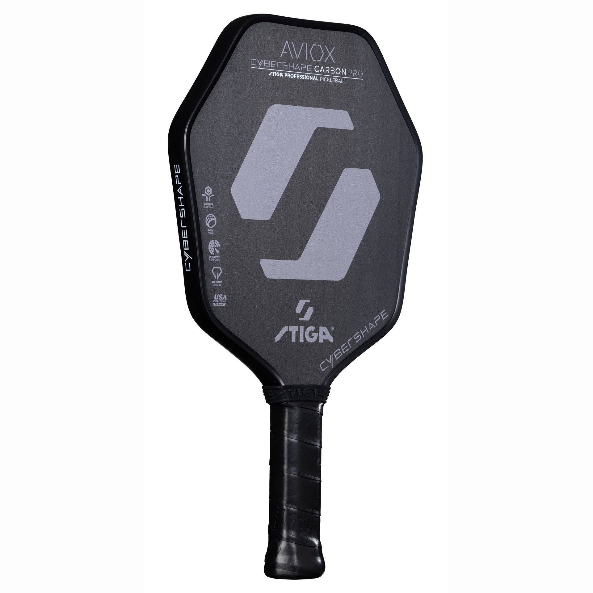 Stiga Aviox Cybershape Carbon Pickleball Racket