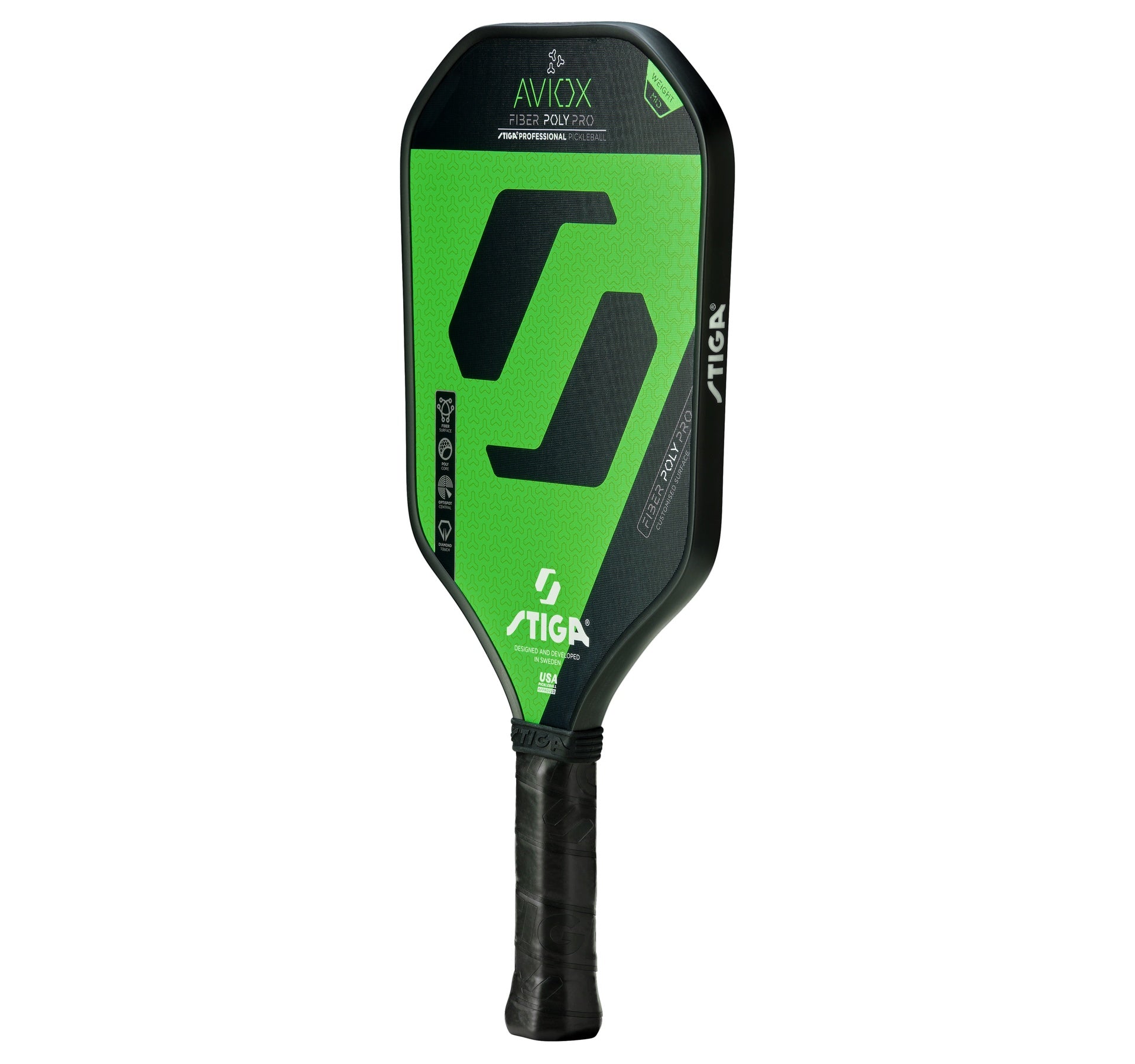 Stiga Aviox Pro Green Pickleball Racket