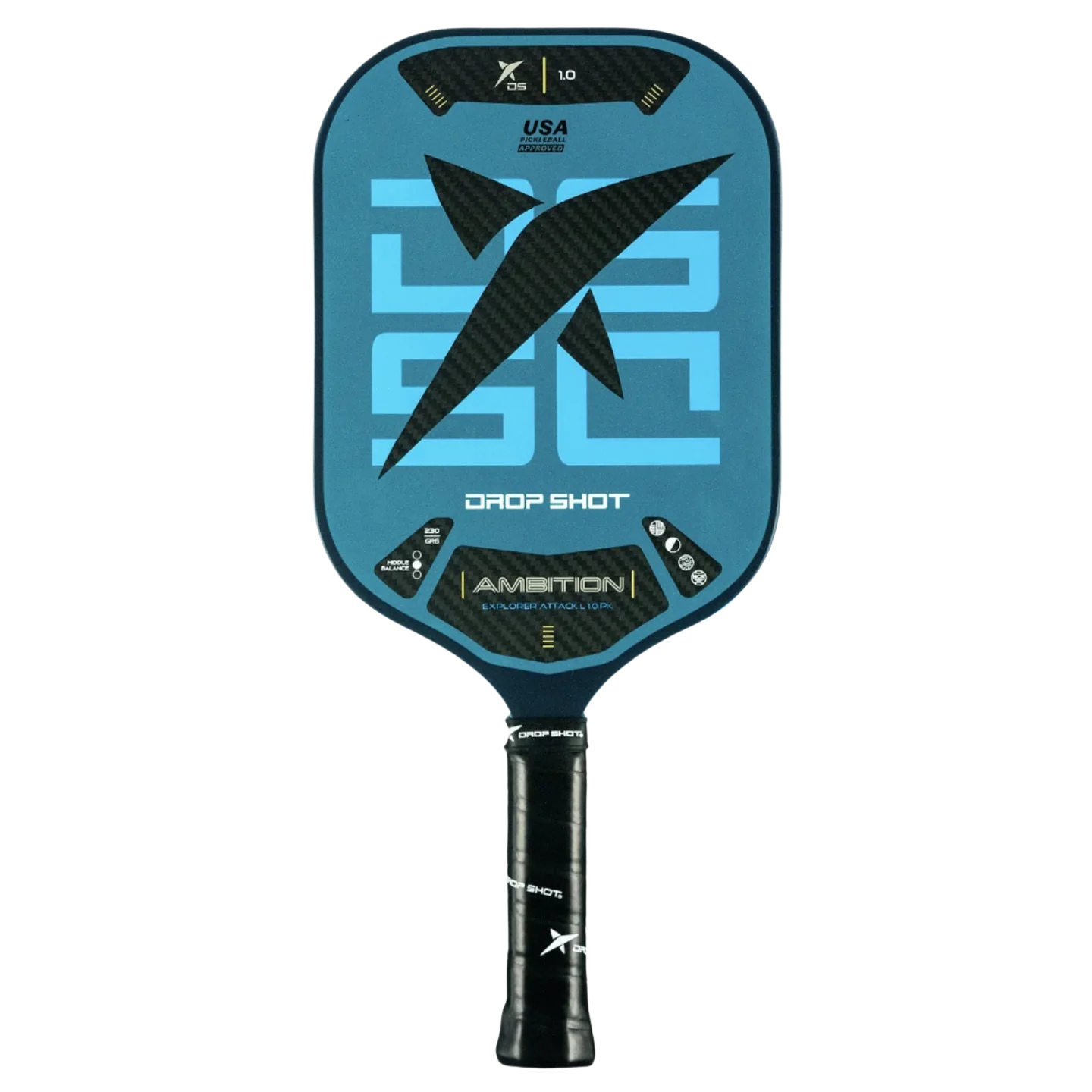 Pickleball Racket Drop Shot Kibo Control 1.0