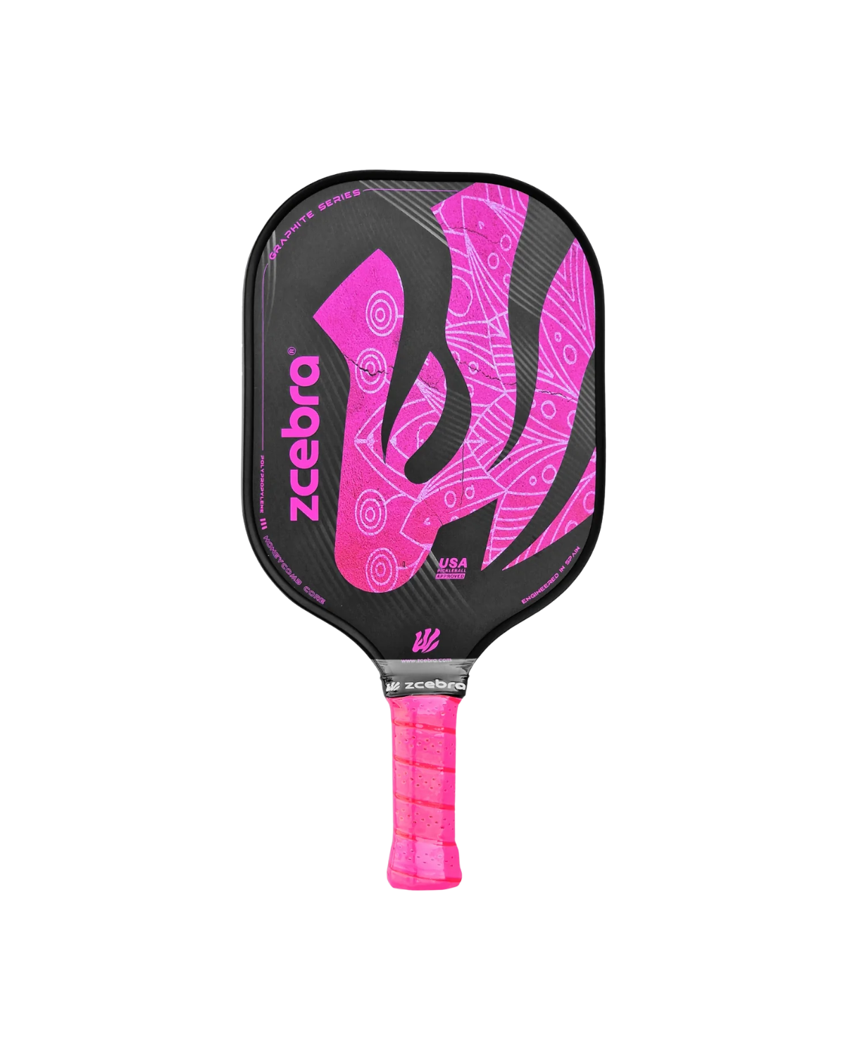 Zzebra Graphite Series Racquet - Pink
