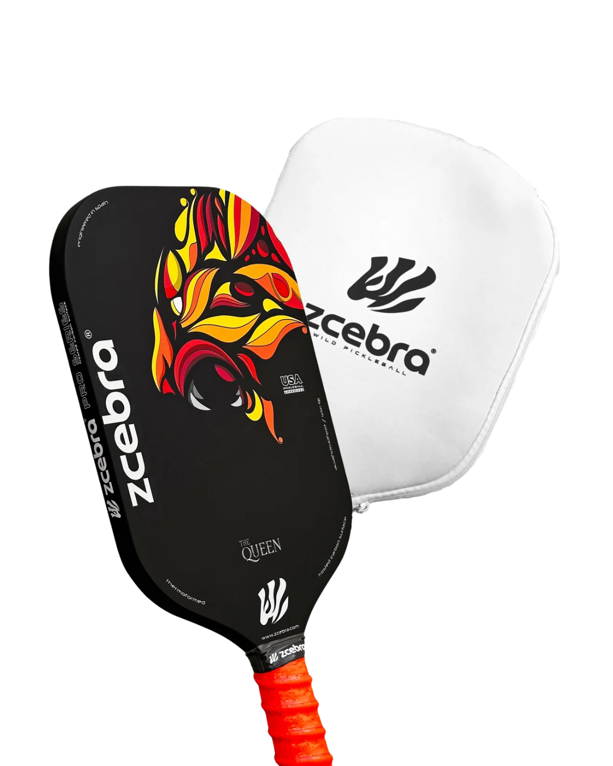 Zzebra The Queen Series Racquet - Orange