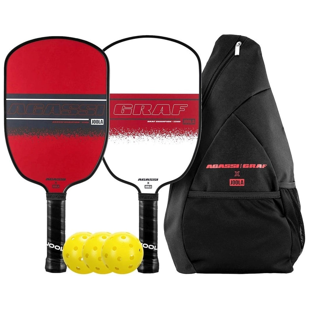 AGASSI/GRAF CHAMPION JOOLA PICKLEBALL SET