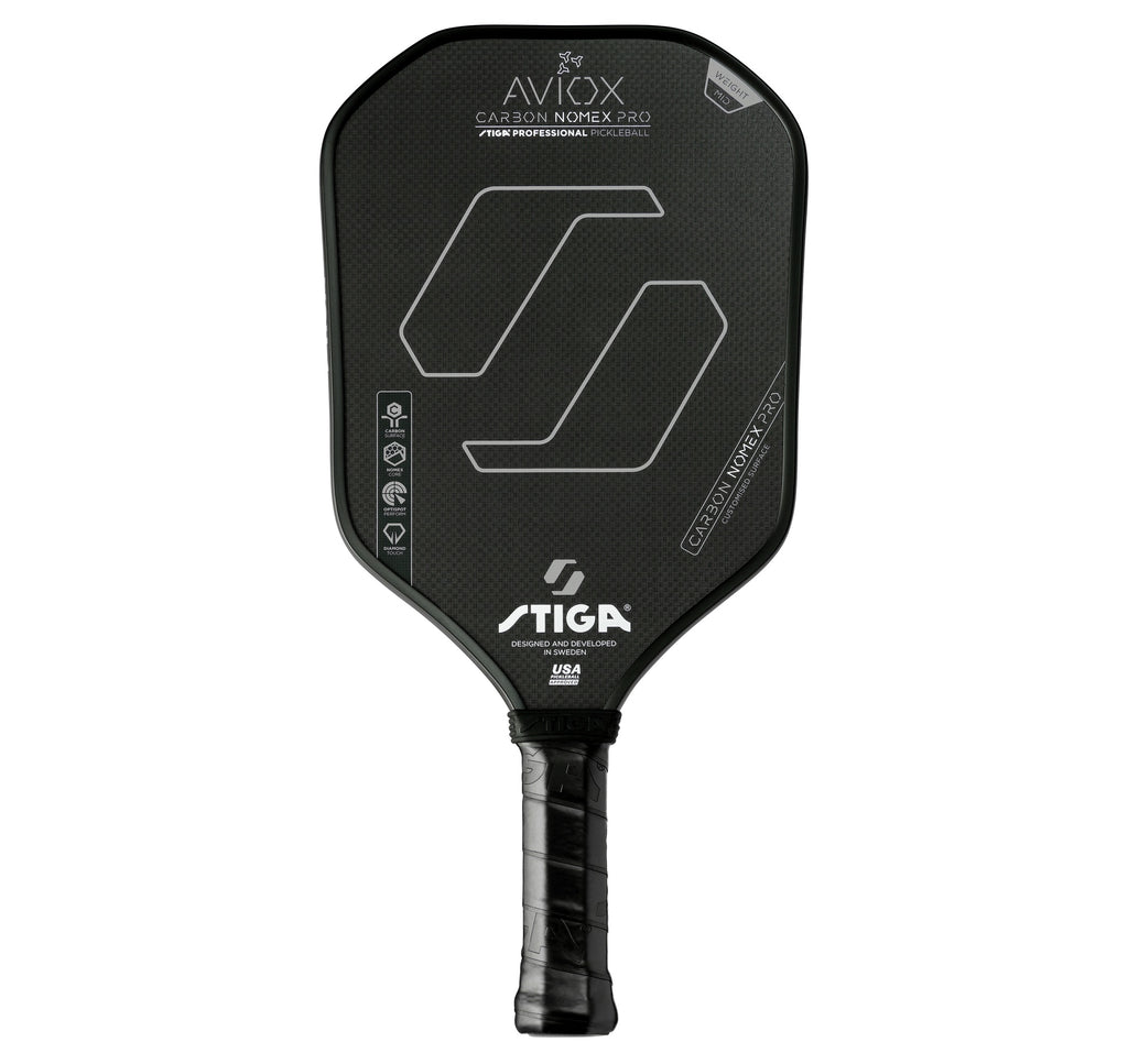 Stiga Aviox Carbon Nomex Pro Silver Pickleball Paddle