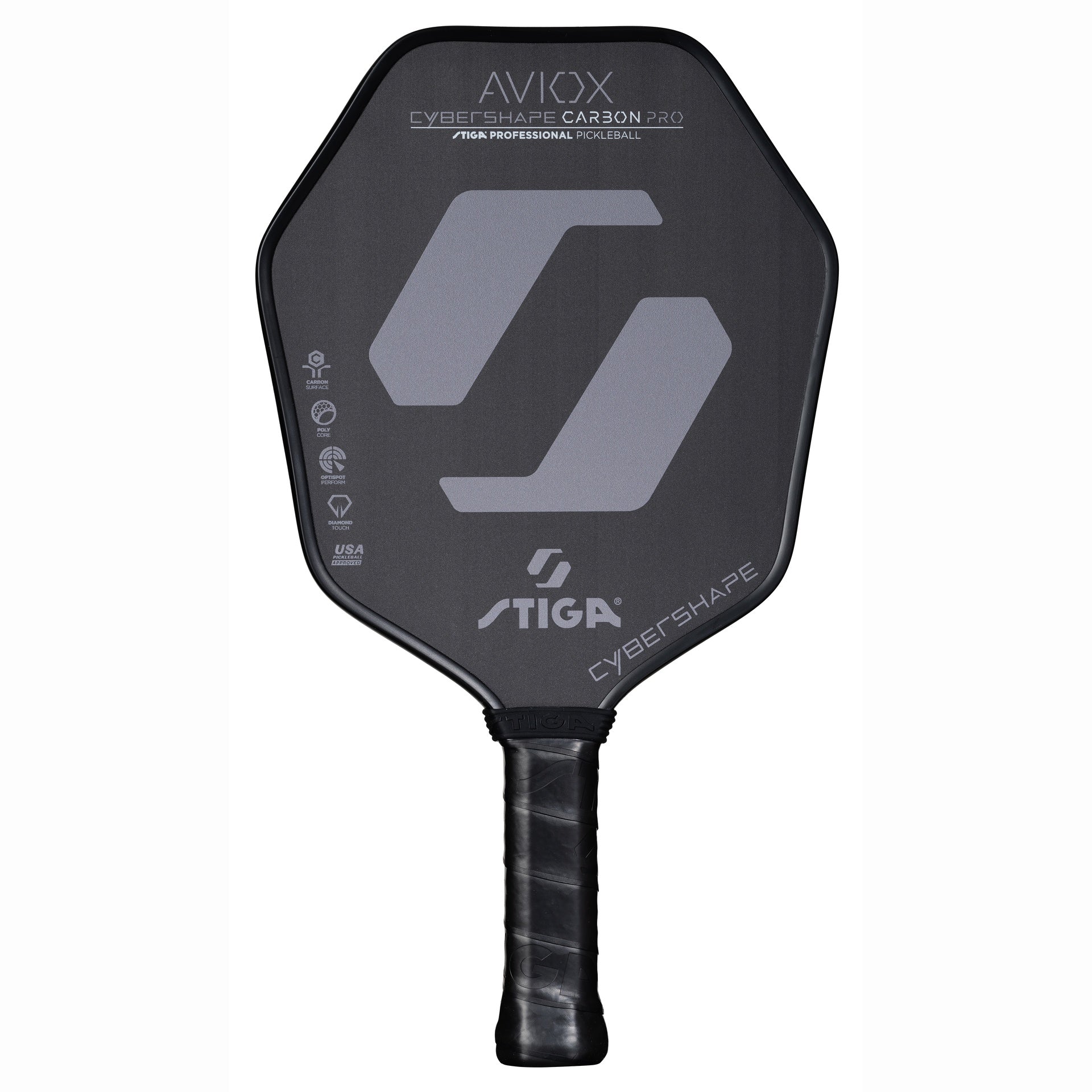 Stiga Aviox Cybershape Carbon Pickleball Racket