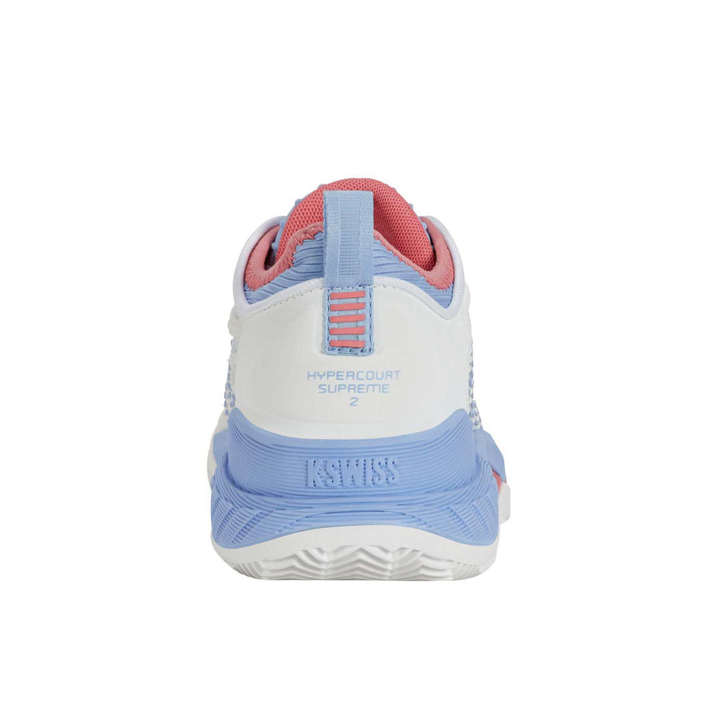 K-Swiss Hypercourt Supreme 2 HB Sneakers | White/Blue/Pink
