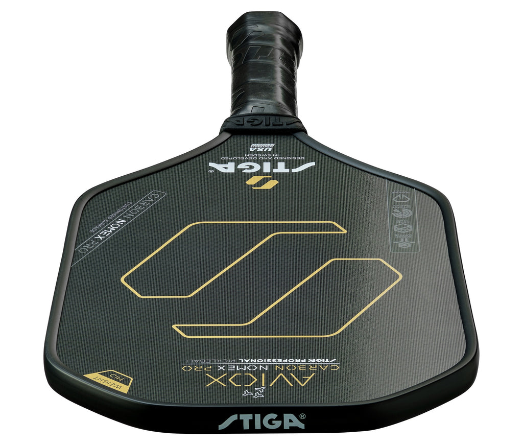 Stiga Aviox Carbon Nomex Pro Gold Pickleball Racket