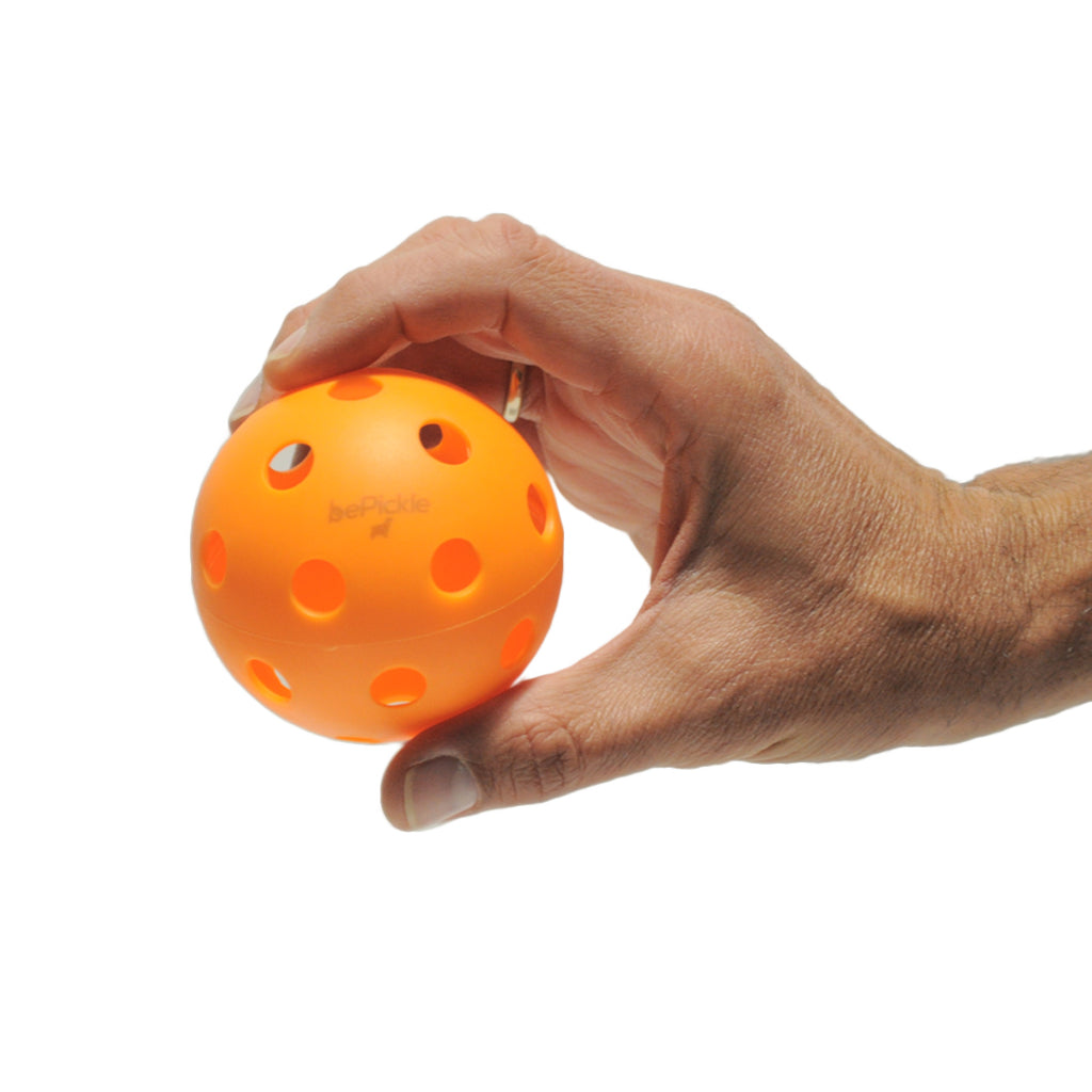 Set of 6 Indoor Pickleball Balls “Pickles Dog” | Orange