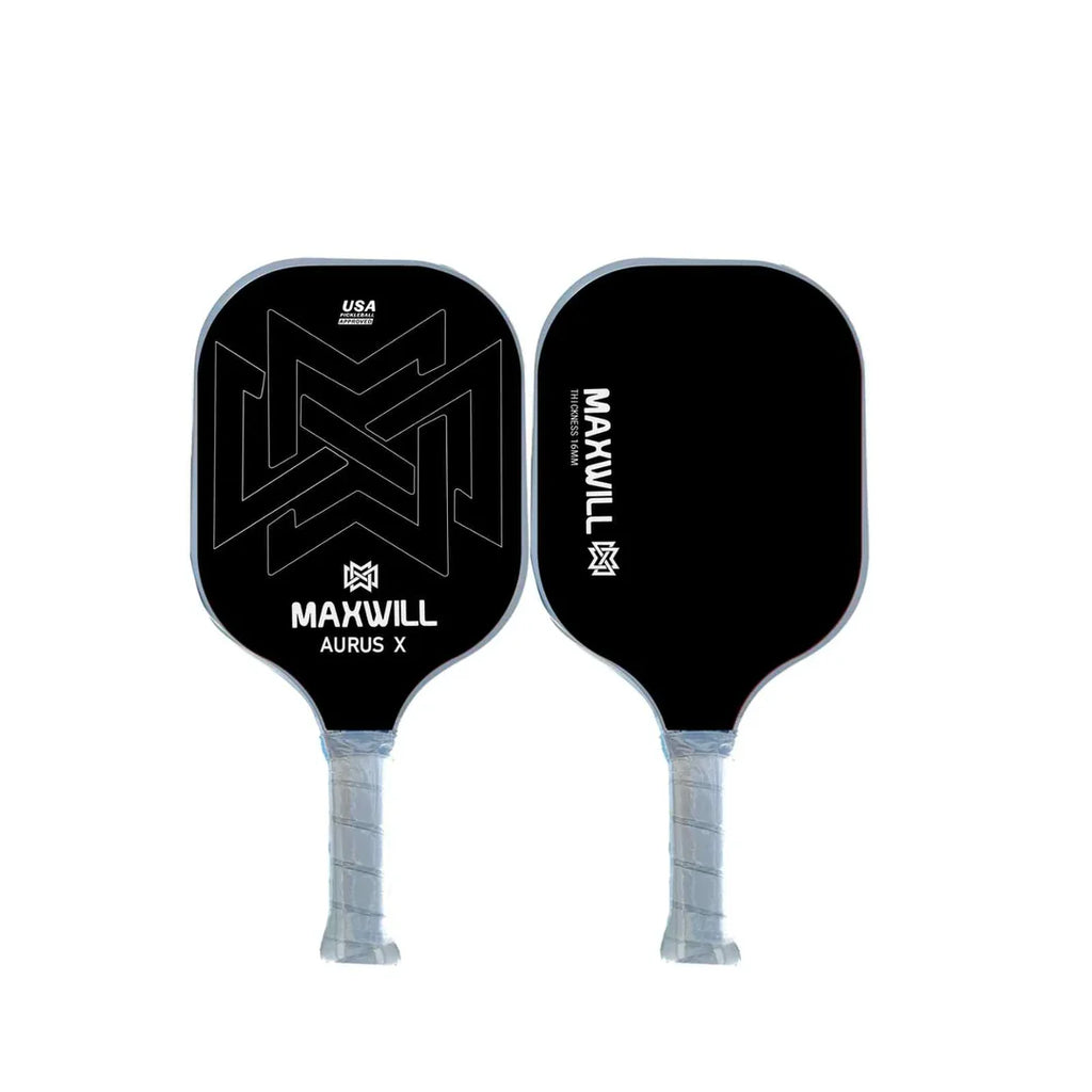 Maxwill Aurus X Black 16mm Pickleball Racket
