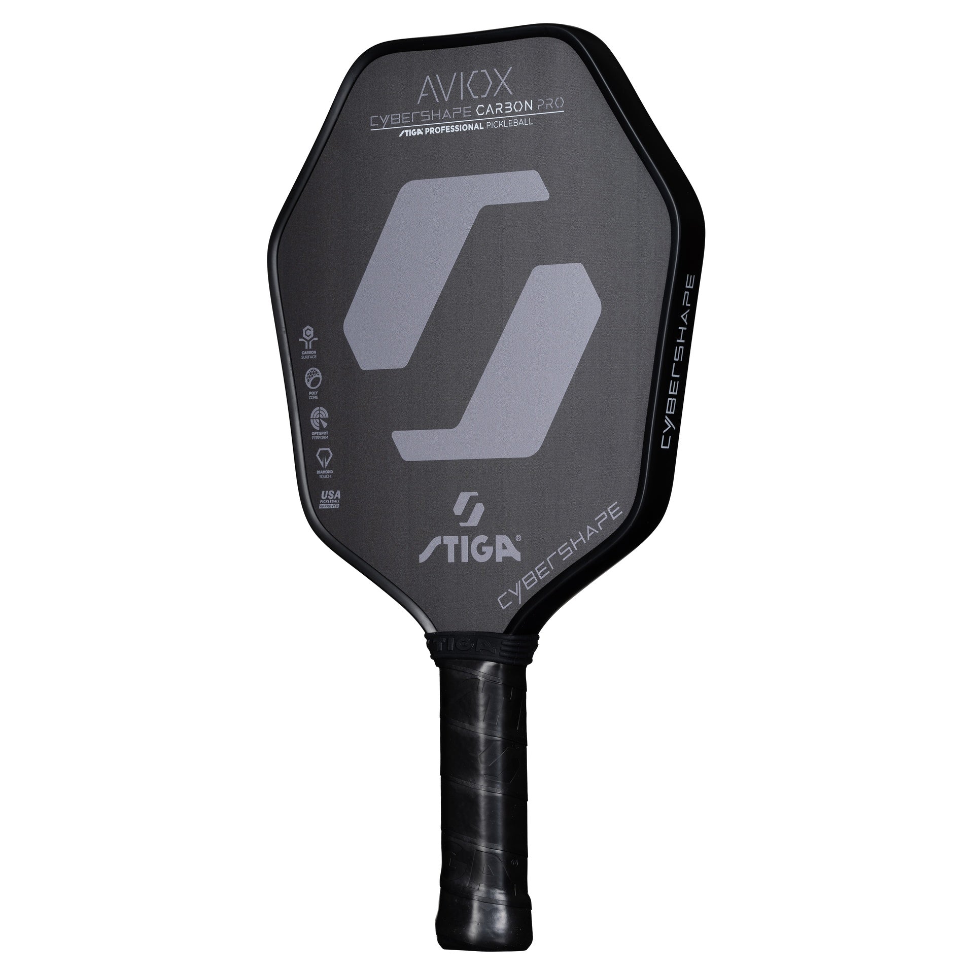Stiga Aviox Cybershape Carbon Pickleball Racket