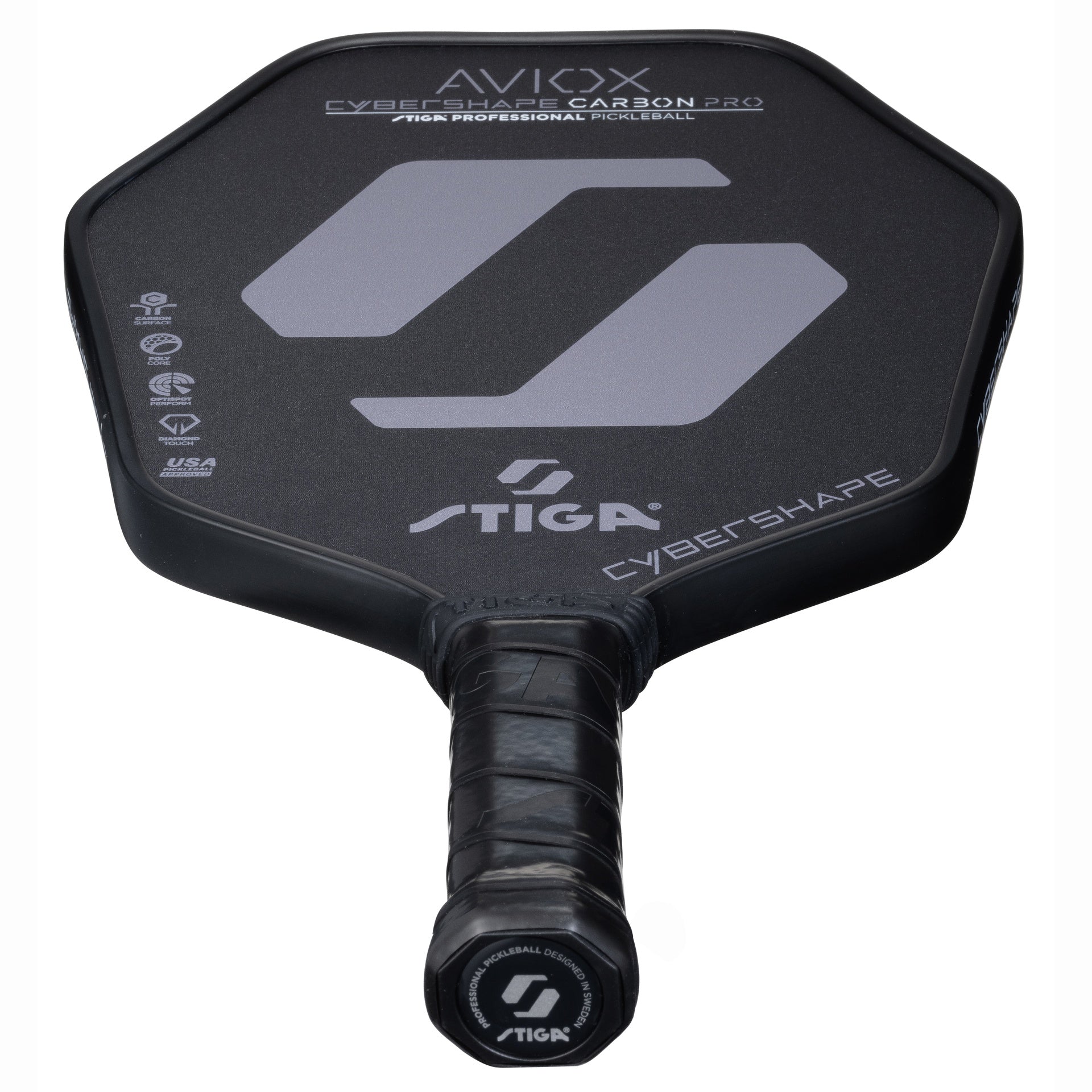 Stiga Aviox Cybershape Carbon Pickleball Racket