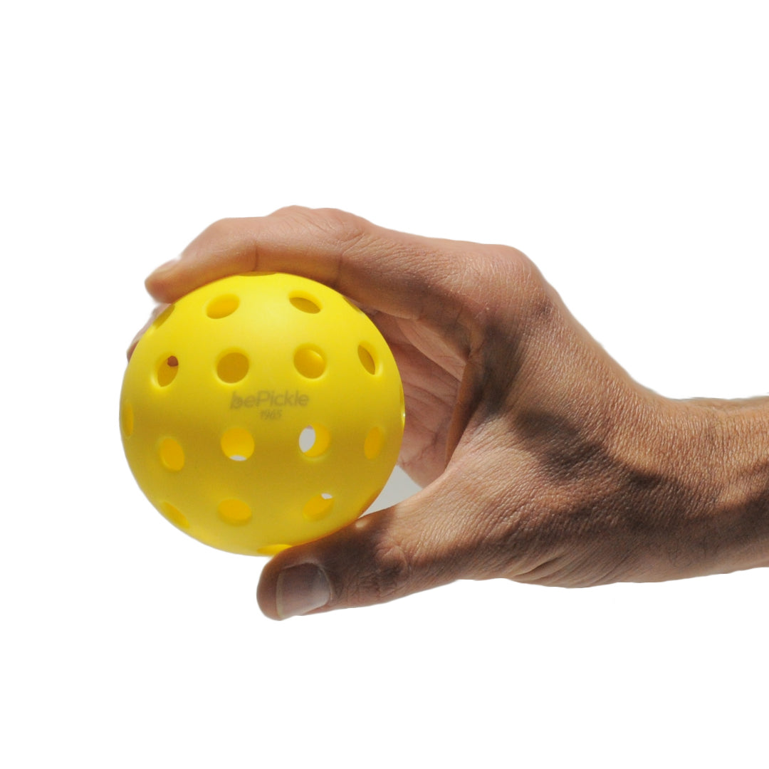 Set of 6 "1965" Outdoor Pickleball Balls | Yellow