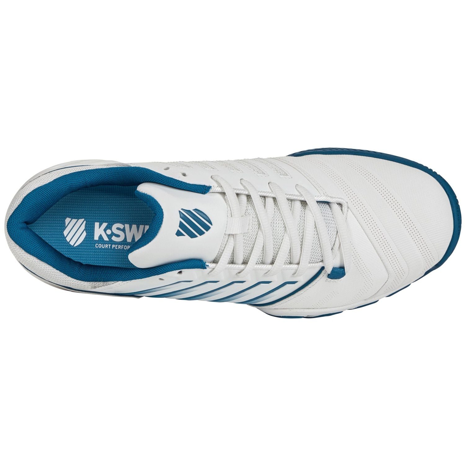 Zapatillas K-Swiss Bigshot Light 4 | Blanco/Celeste/Azul Scuba