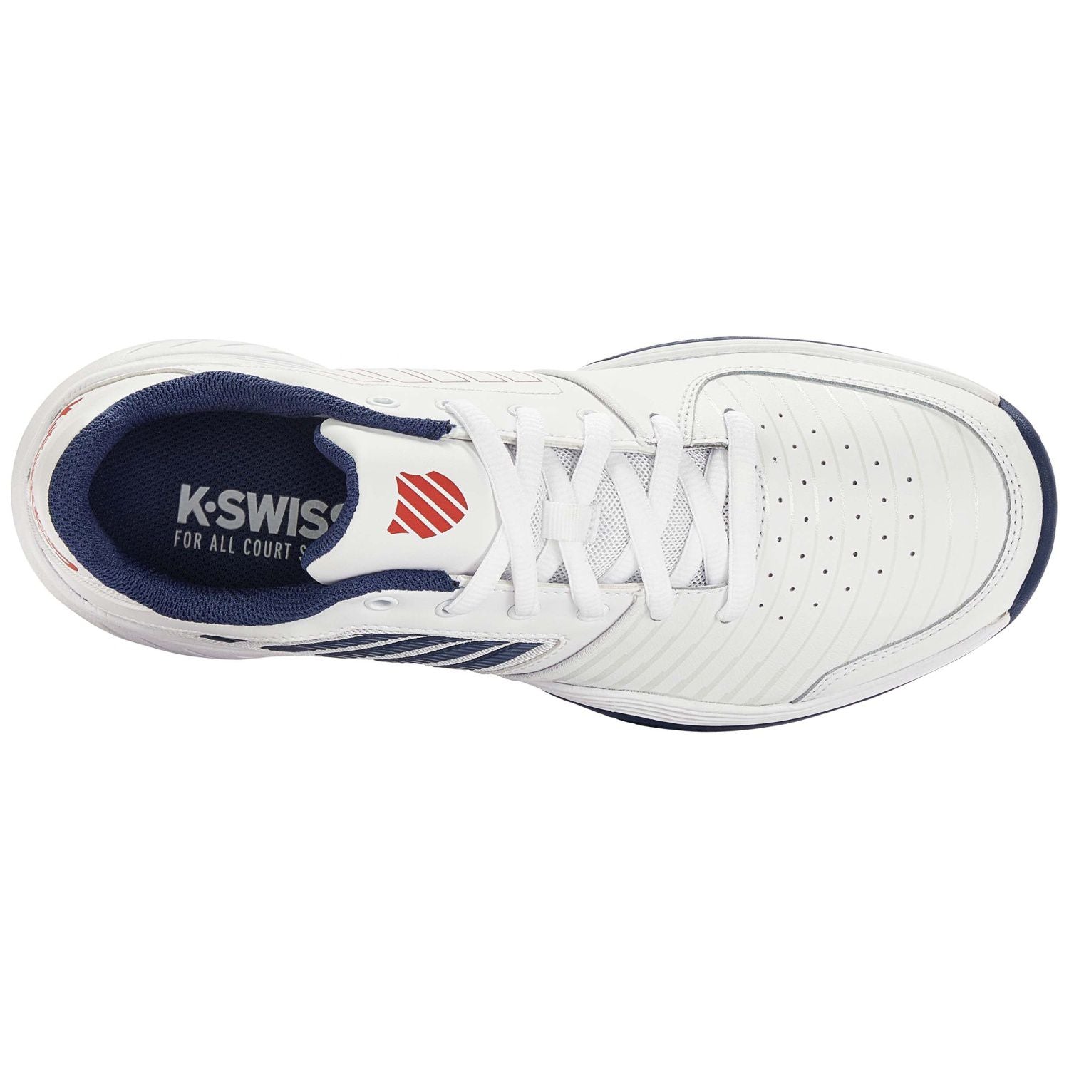 Zapatillas K-Swiss Court Express HB | Blanco/azul