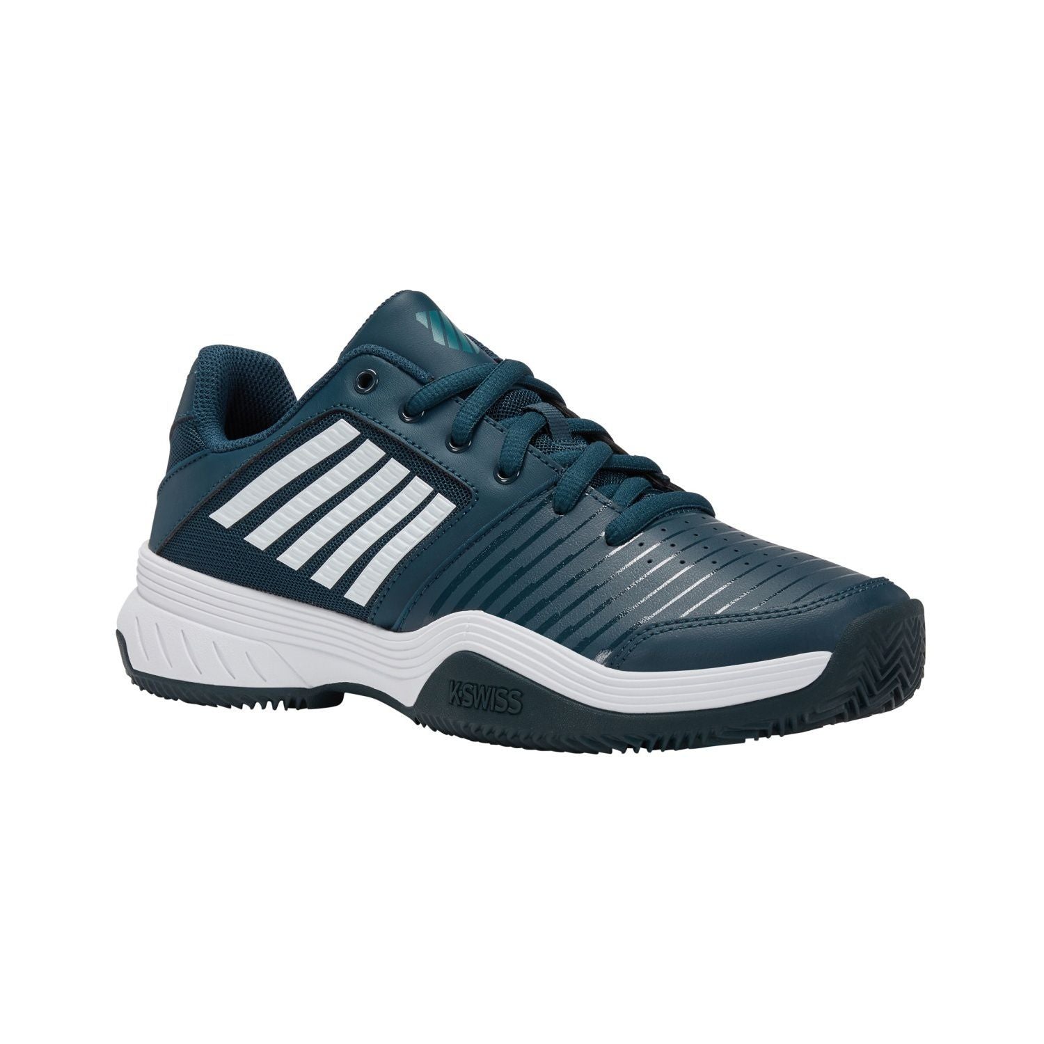 Zapatillas K-Swiss Court Express HB | Plateado/Blanco/Azul