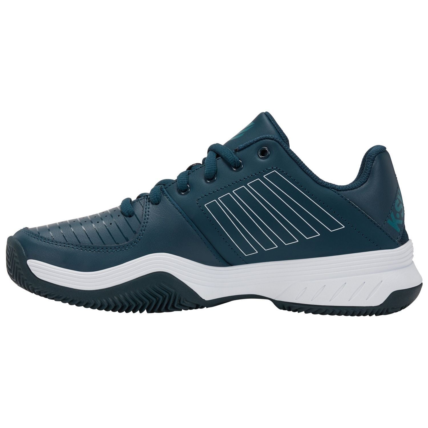 Zapatillas K-Swiss Court Express HB | Plateado/Blanco/Azul