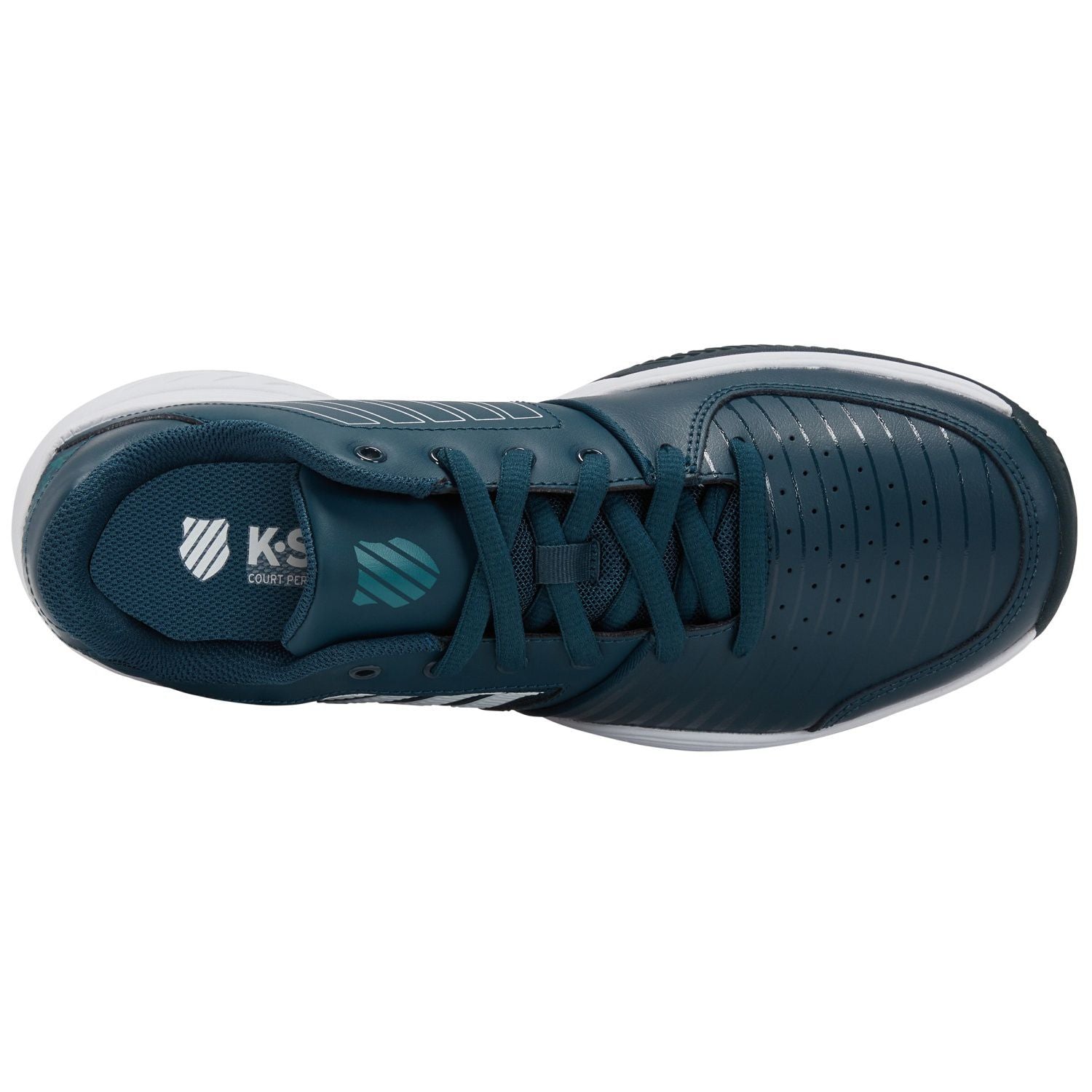 Zapatillas K-Swiss Court Express HB | Plateado/Blanco/Azul