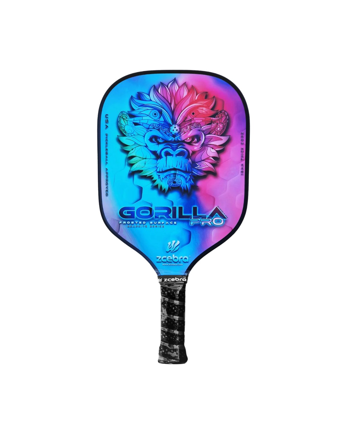 Zzebra Gorilla Pro Series Racquet - Rainbow