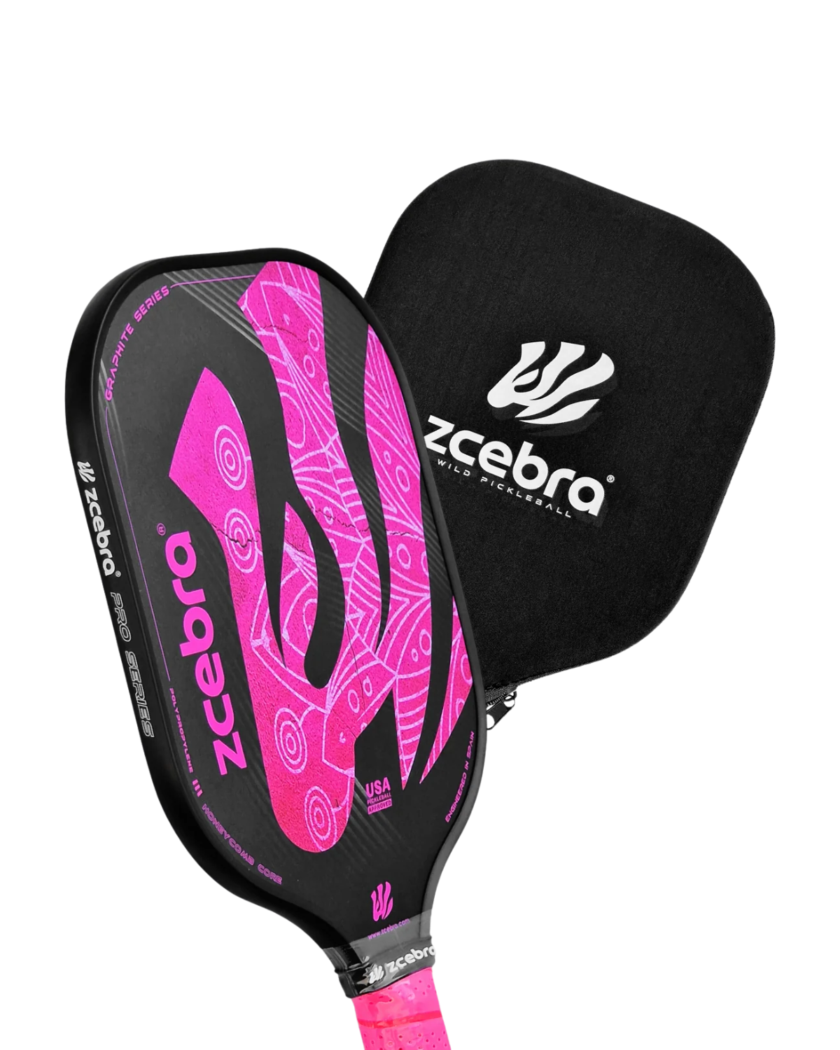 Zzebra Graphite Series Racquet - Pink