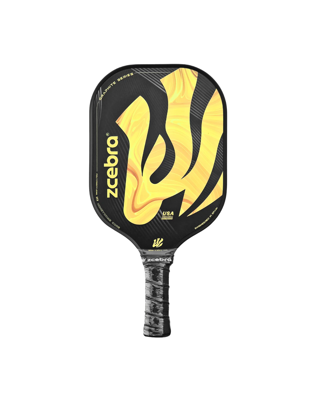 Zzebra Graphite Series Racquet - Yellow