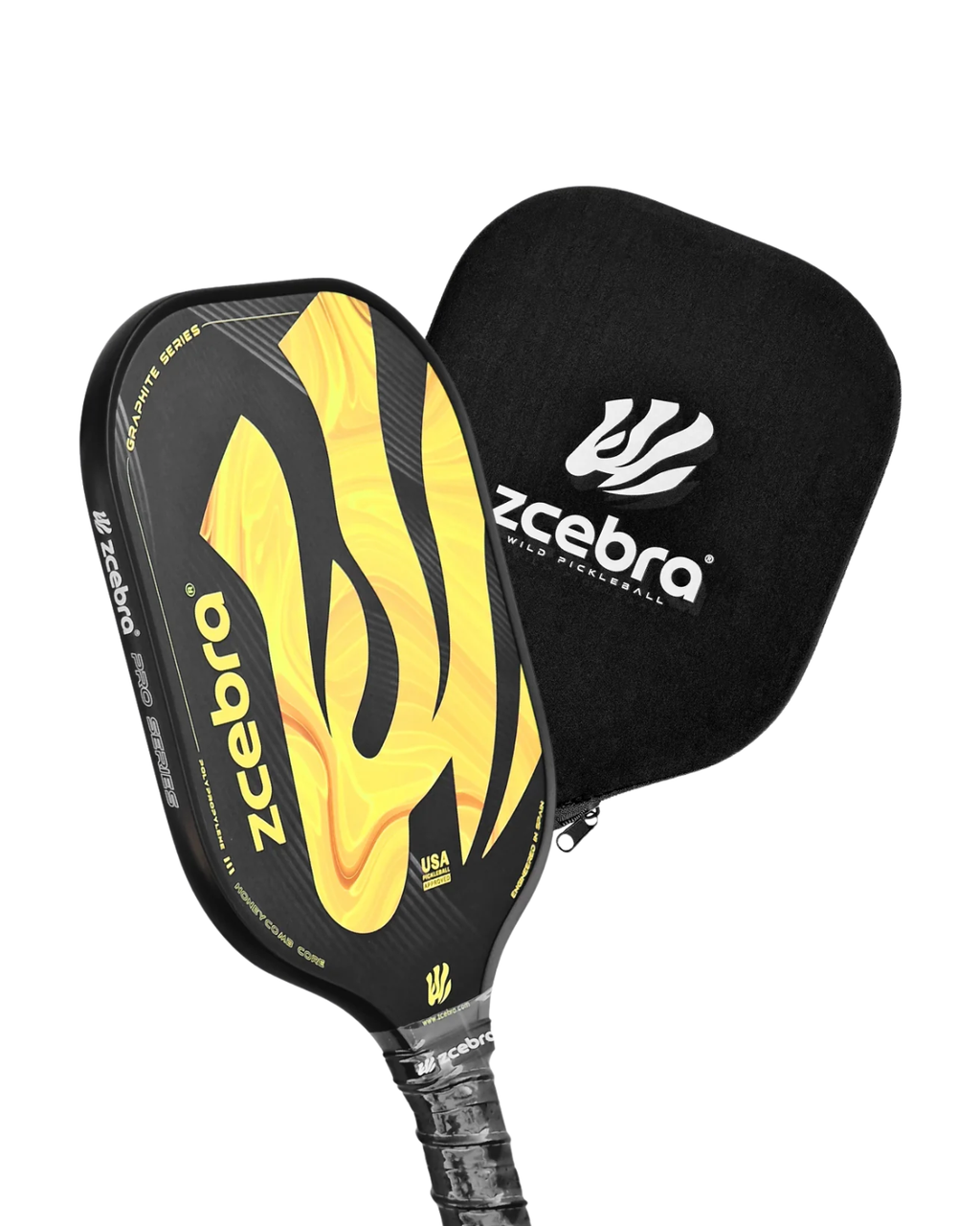 Zzebra Graphite Series Racquet - Yellow
