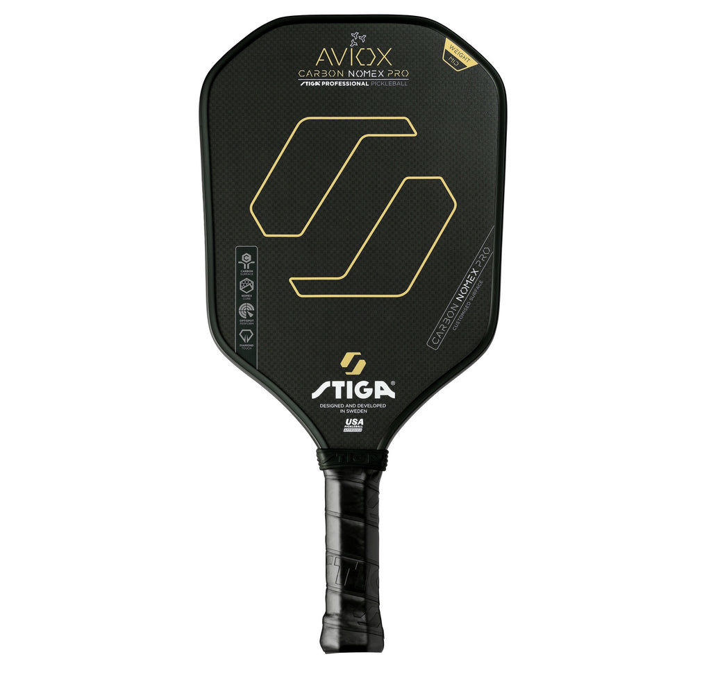 Stiga Aviox Carbon Nomex Pro Gold Pickleball Racket